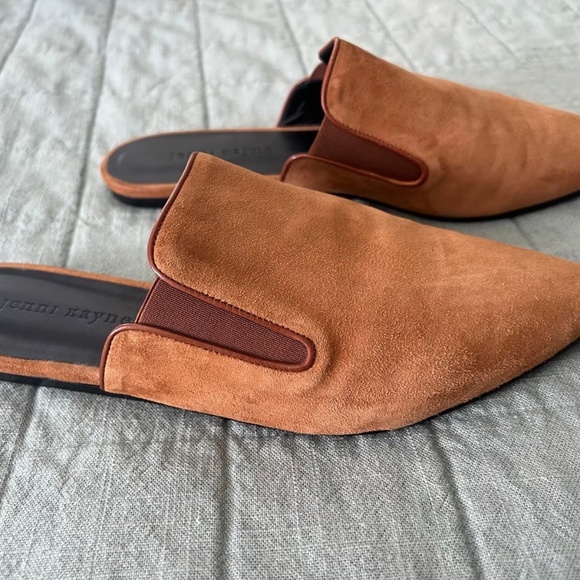 Jenni Kayne Brown Suede Mules - Picture 2 of 11